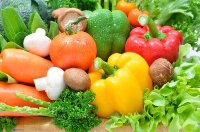 新鲜蔬菜和水果